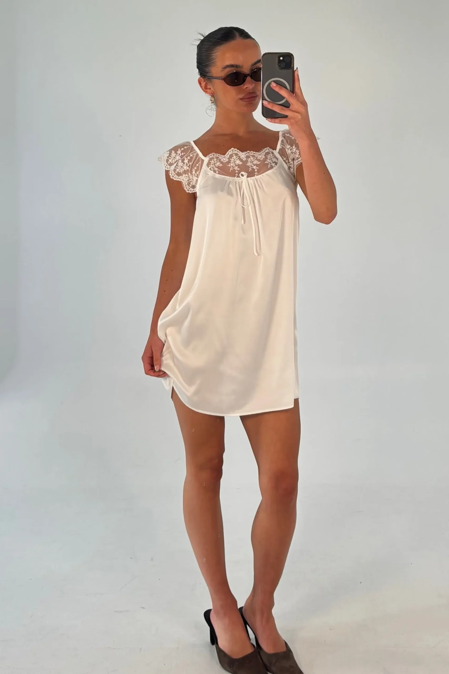 11:11 Mini Dress Pearl