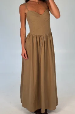 Abbie Maxi Dress Latte