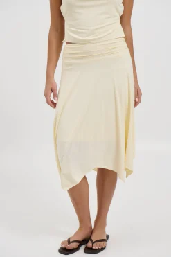 Adeline Midi Skirt Butter