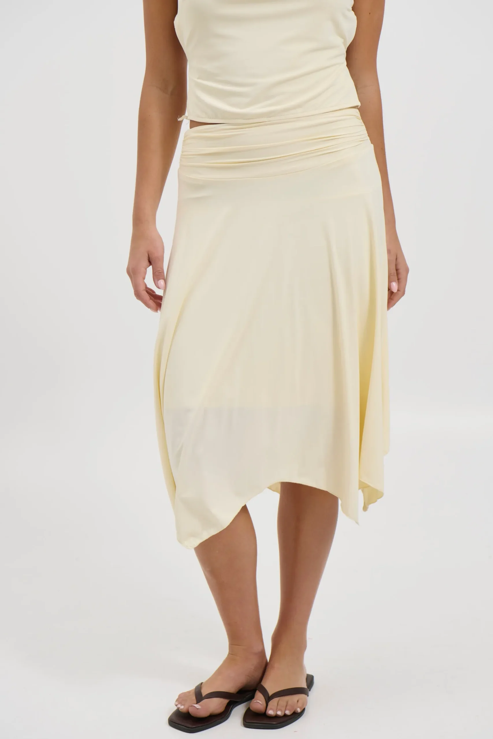 Adeline Midi Skirt Butter