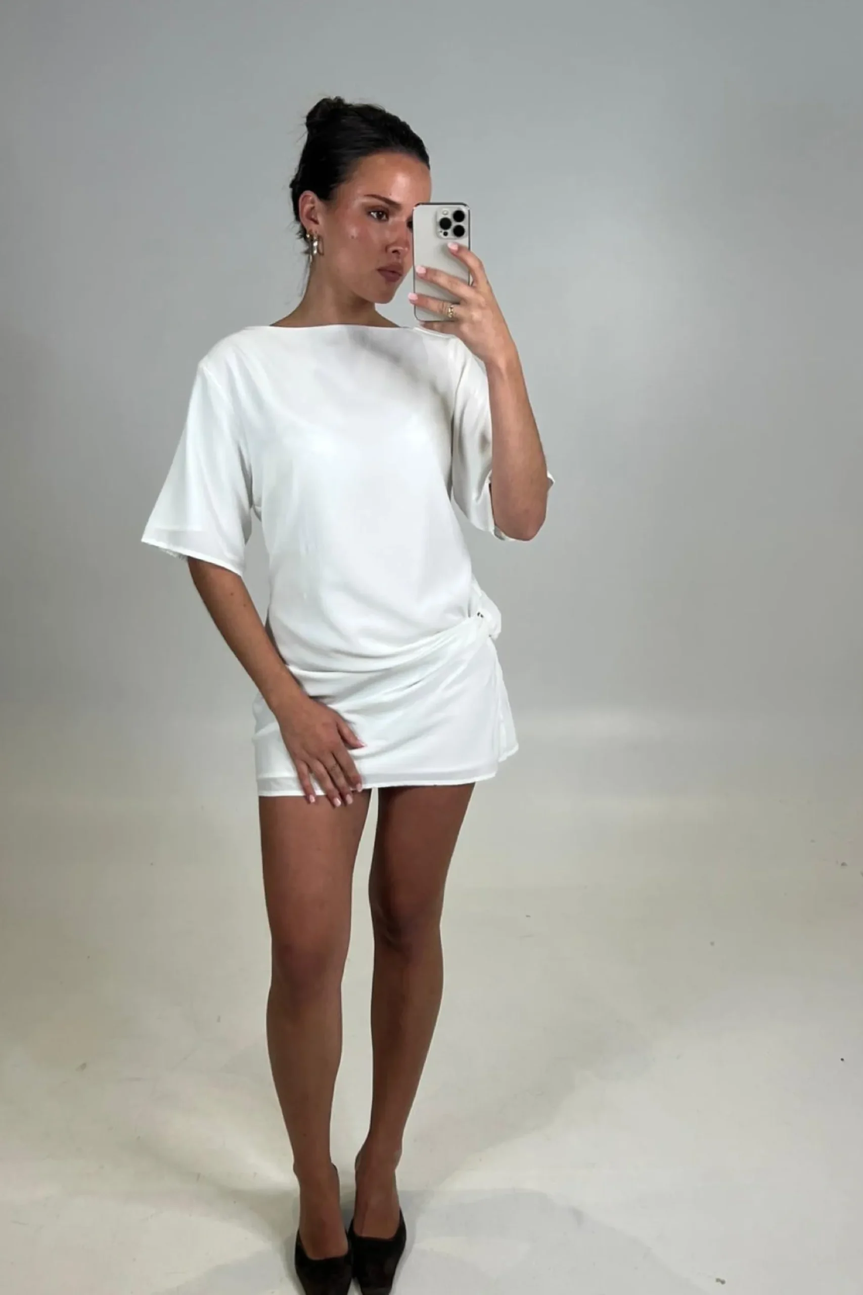 Aire Mini Dress White