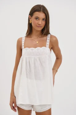 Alora Lace Set White