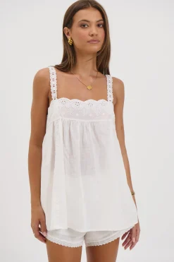 Alora Lace Set White