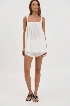 Alora Lace Set White