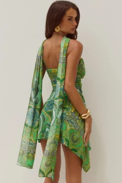 Alora Scoop Dress Indiana Green