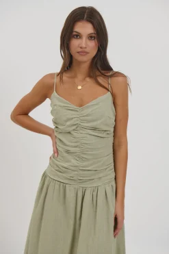 Amity Midi Dress Sage