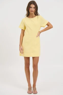 Amy Mini Dress Lemon