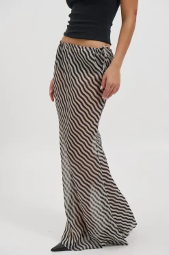 Arianne Maxi Skirt Black