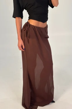 Arianne Maxi Skirt Chocolate