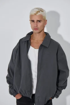 Arik Washed Bomber Stone