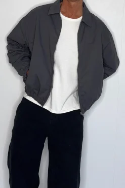 Arik Washed Bomber Stone