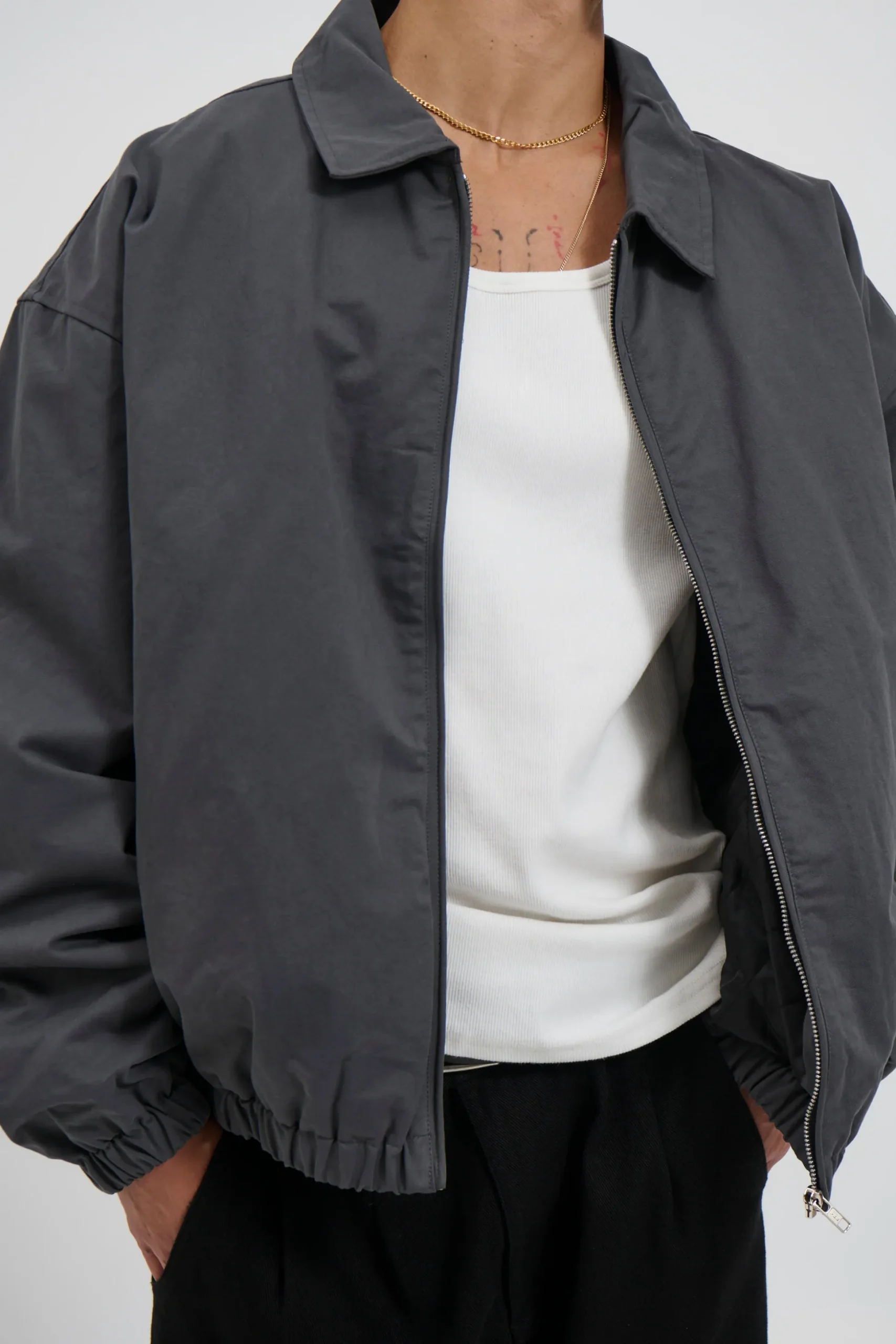 Arik Washed Bomber Stone