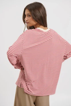 Asher Long Sleeve Berry
