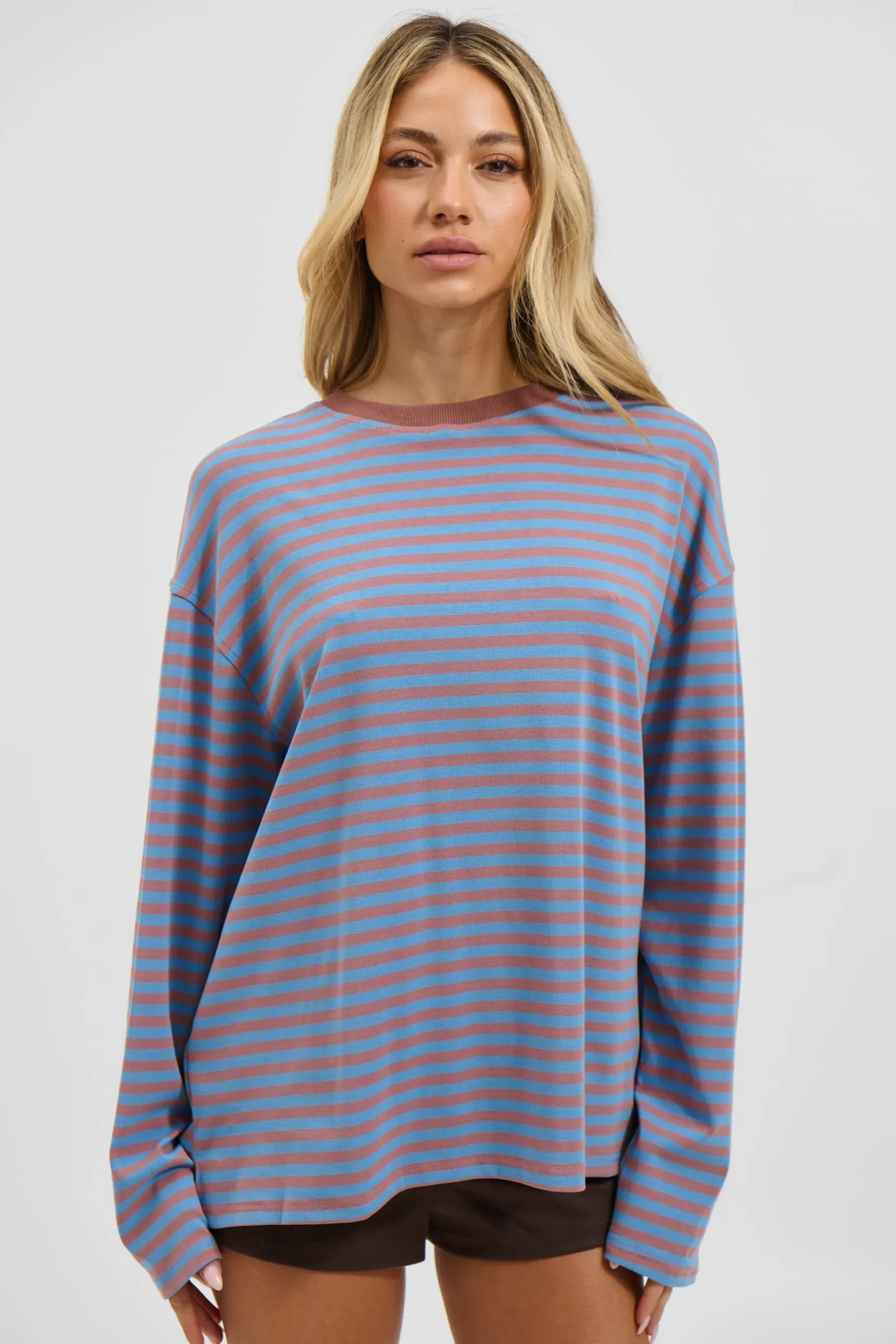 Asher Long Sleeve Chocolate