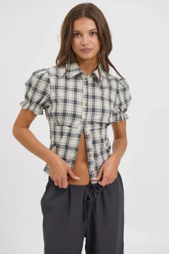 Astra Short Sleeve Shirt Beige