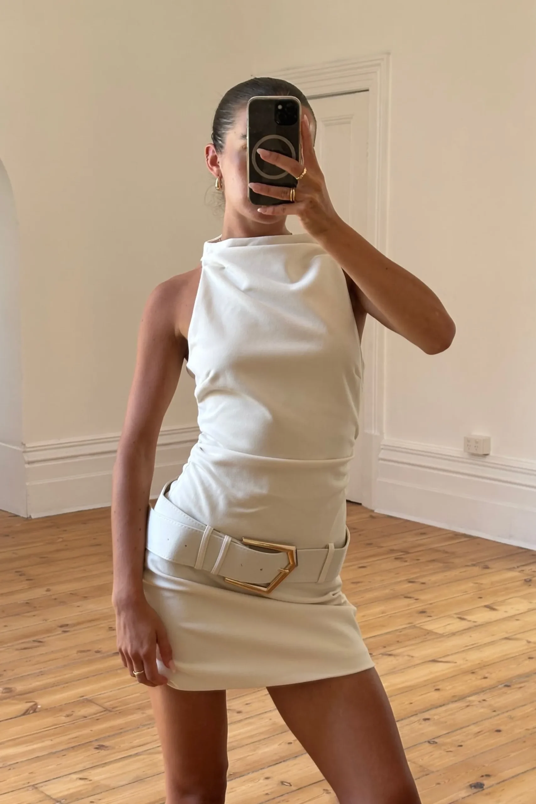 Austin Mini Dress Cream