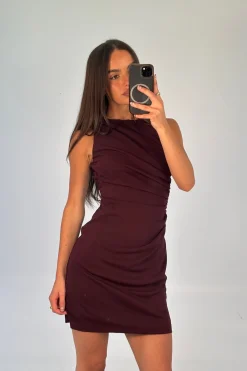 Avalee Mini Dress Plum