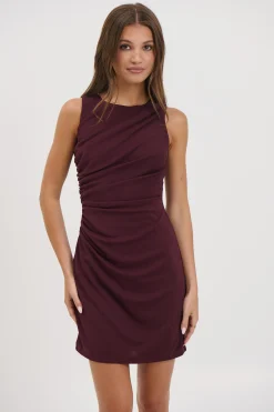 Avalee Mini Dress Plum