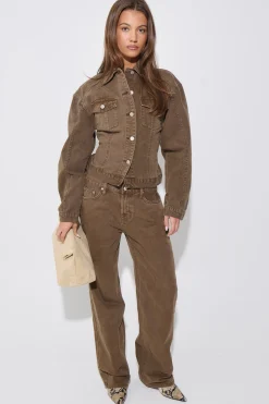 Avery Mid Rise Jean Chocolate