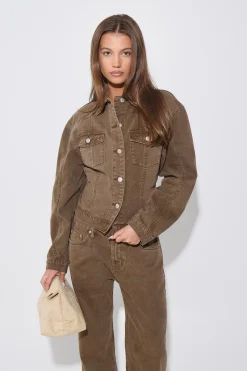 Avery Mid Rise Jean Chocolate