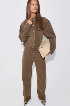 Avery Mid Rise Jean Chocolate