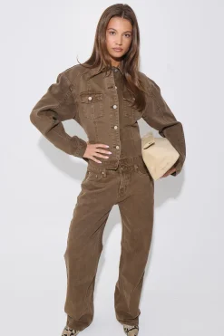 Avery Mid Rise Jean Chocolate