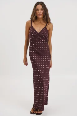 Bailey Maxi Dress Dark Chocolate
