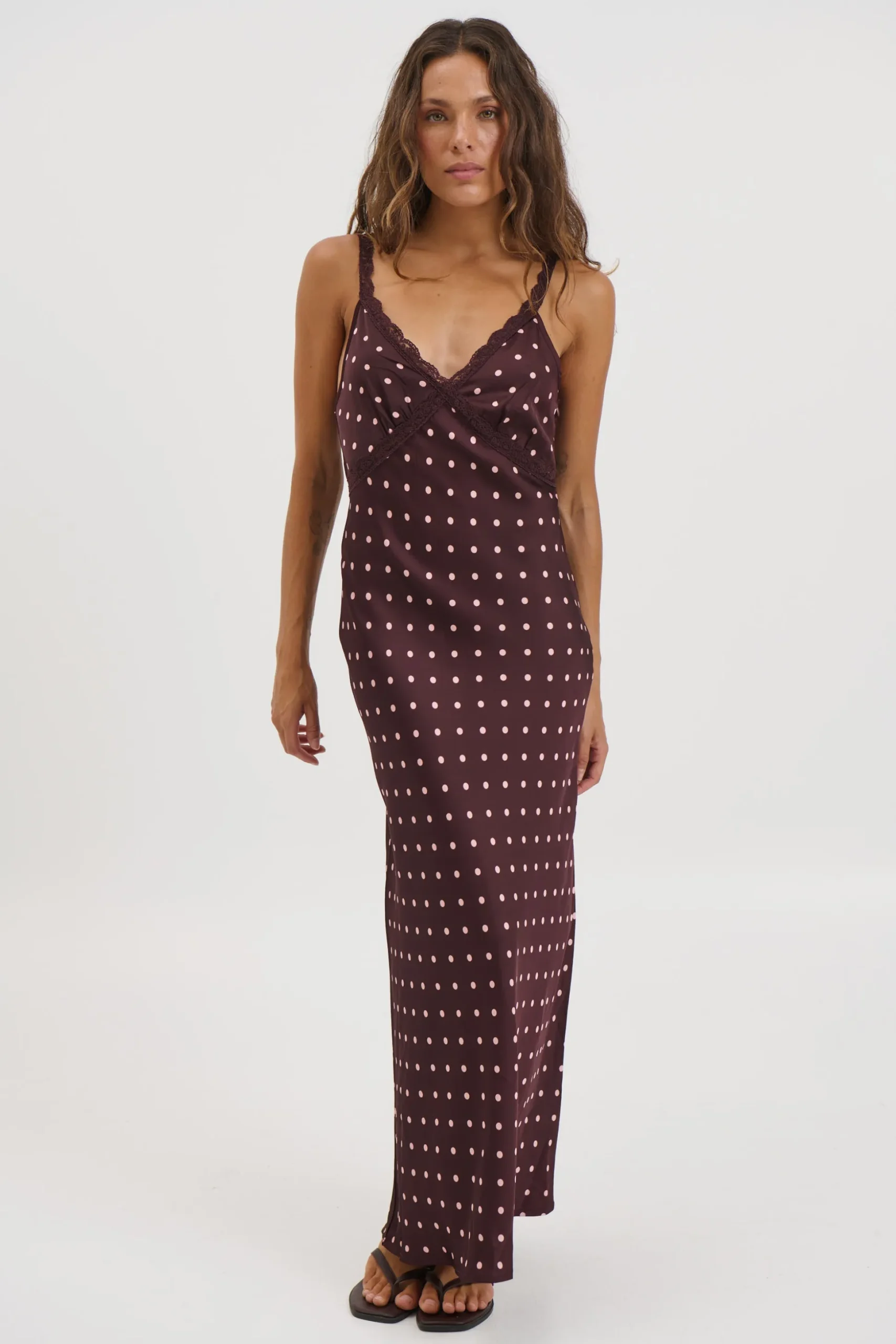 Bailey Maxi Dress Dark Chocolate