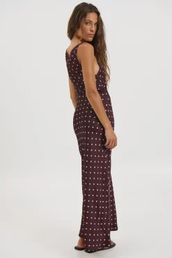 Bailey Maxi Dress Dark Chocolate