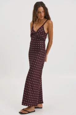 Bailey Maxi Dress Dark Chocolate