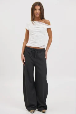 Belle Lace Top White