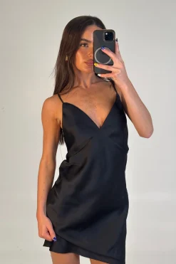 Belly Mini Dress Black