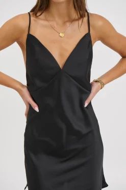 Belly Mini Dress Black