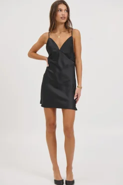 Belly Mini Dress Black