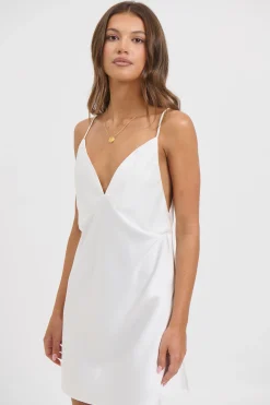 Belly Mini Dress White