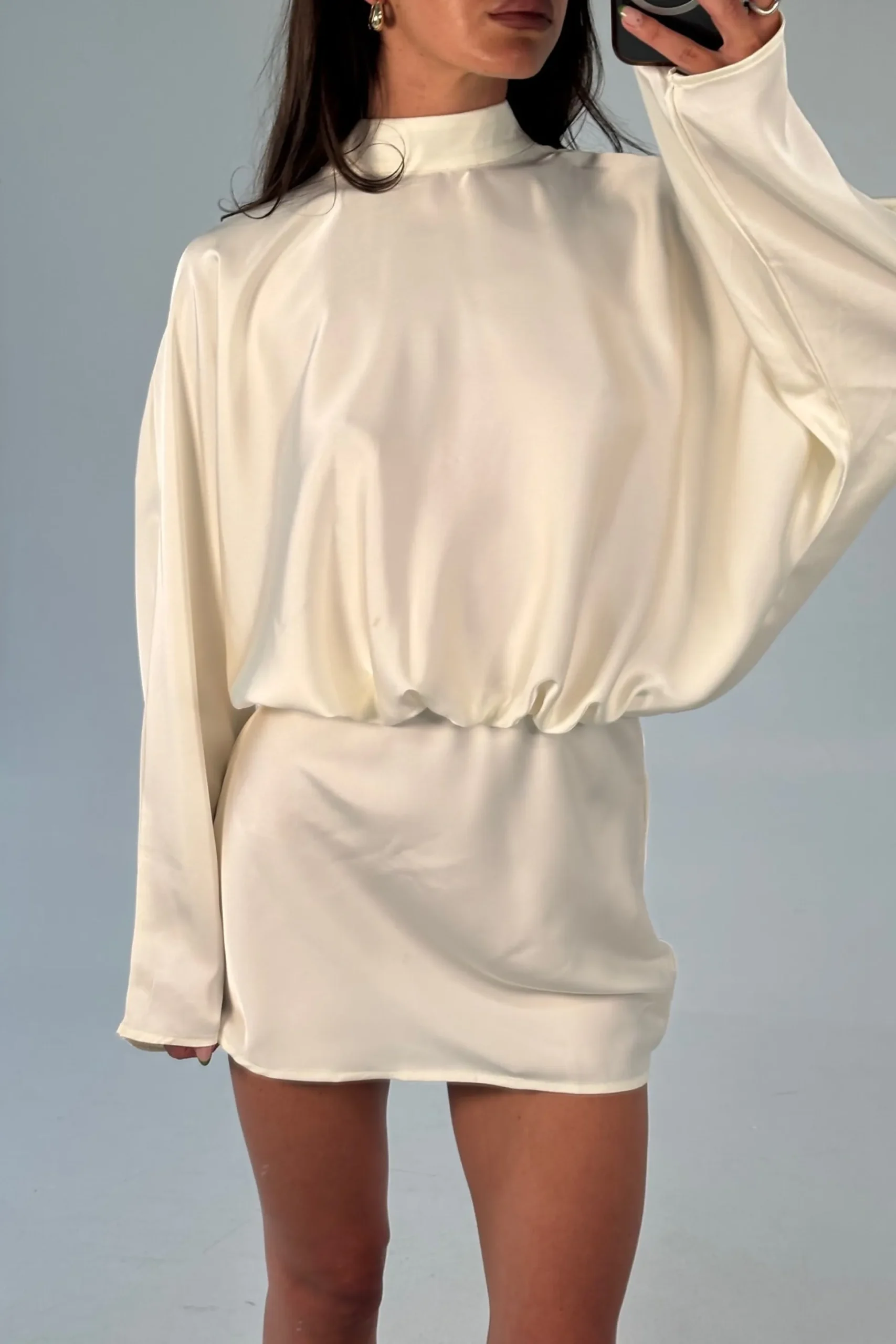 Billie Mini Dress Ivory