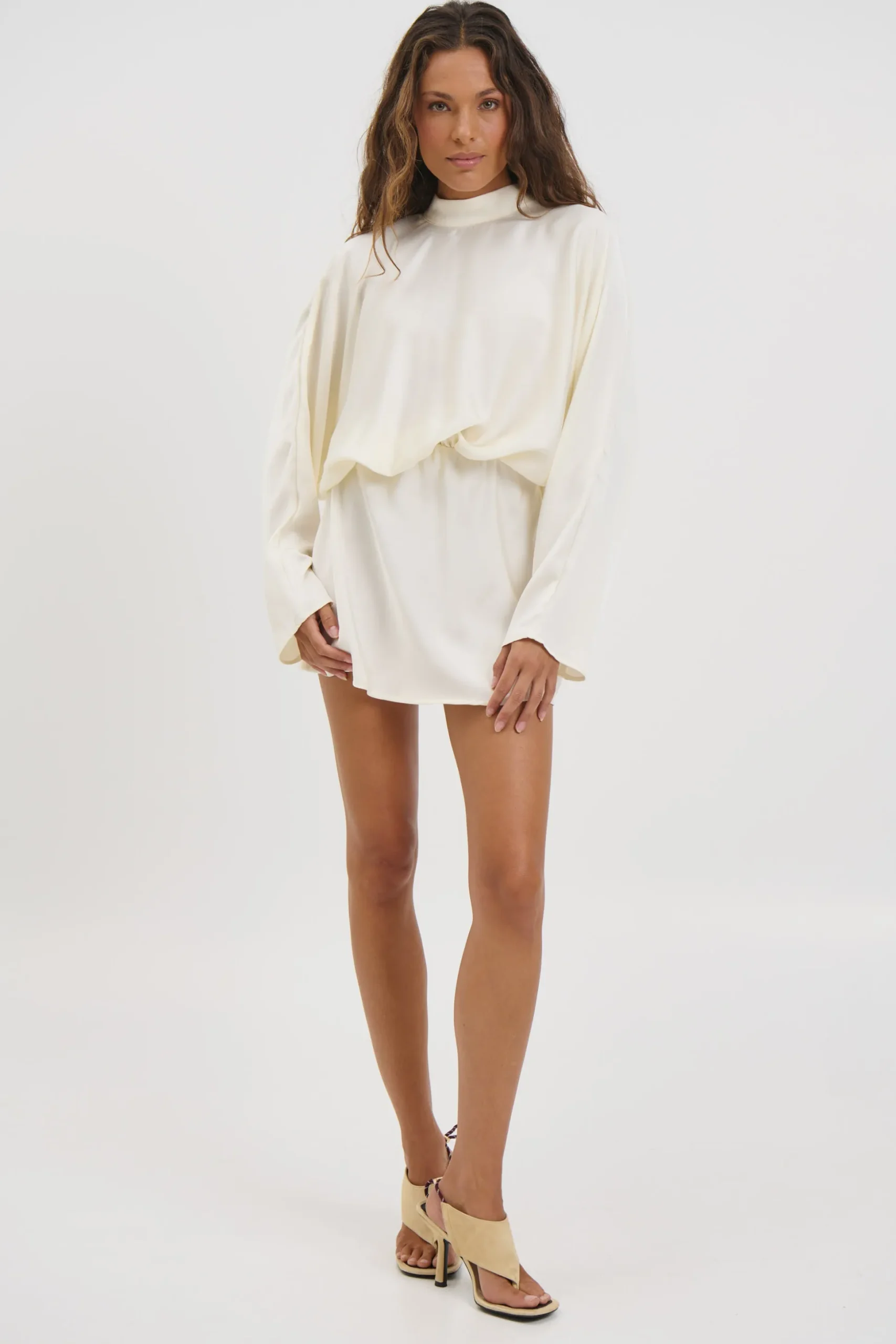Billie Mini Dress Ivory