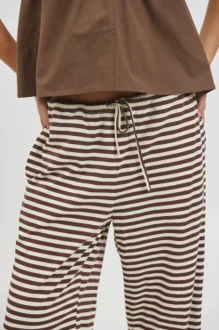Bloom Pant Dark Chocolate Stripe