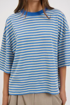 Bloom Short Sleeve Mickey Blue Stripe