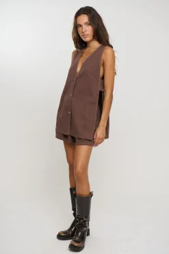 Bonnie Set Chocolate Denim