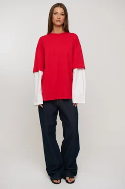 Bottega Shirt Crimson