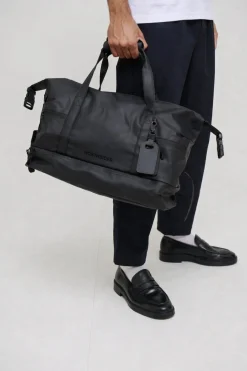 Bronze Snake Travel Bag Black