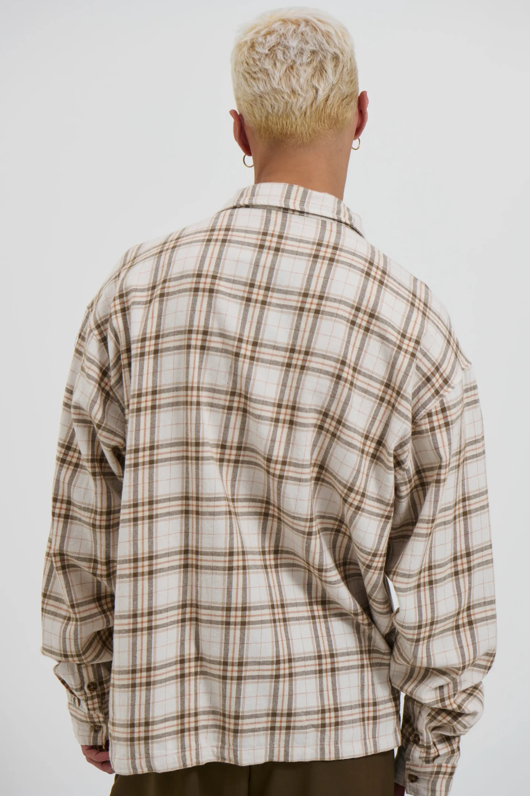 Brooklyn Check Shirt Griege