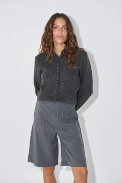 Brooks Bermuda Short Charcoal