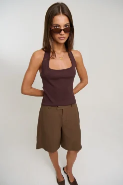 Brooks Bermuda Short Chocolate