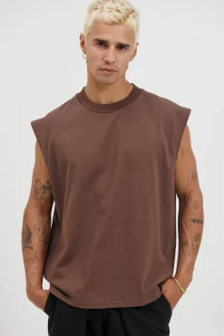 Callin Crop Tank Choc