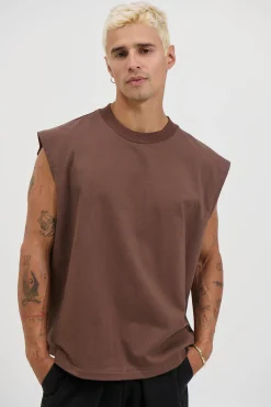 Callin Crop Tank Choc