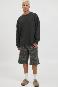 Camo Baggy Short Khaki