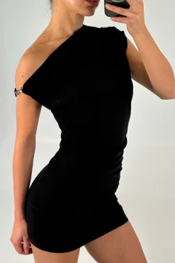 Caroline Mini Dress Black