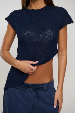 Cassie Top Navy